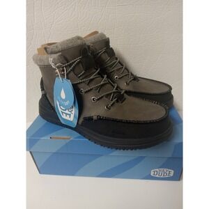 Hey Dude Men's  Bradley  Classic Tumbled Boot Shoe Size 8 Grey